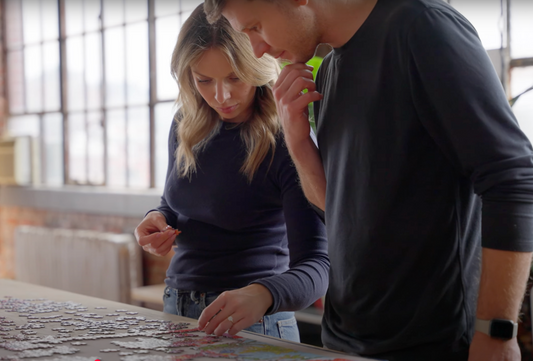 Canadian small business owners puzzling together