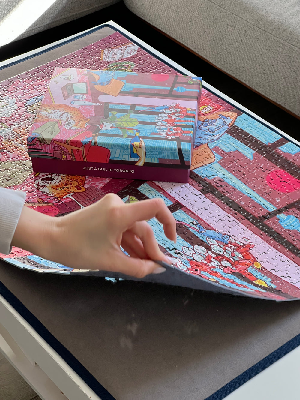 Just a girl in Toronto | 1000-piece Puzzle for Adults | Artwork by Jules Monson