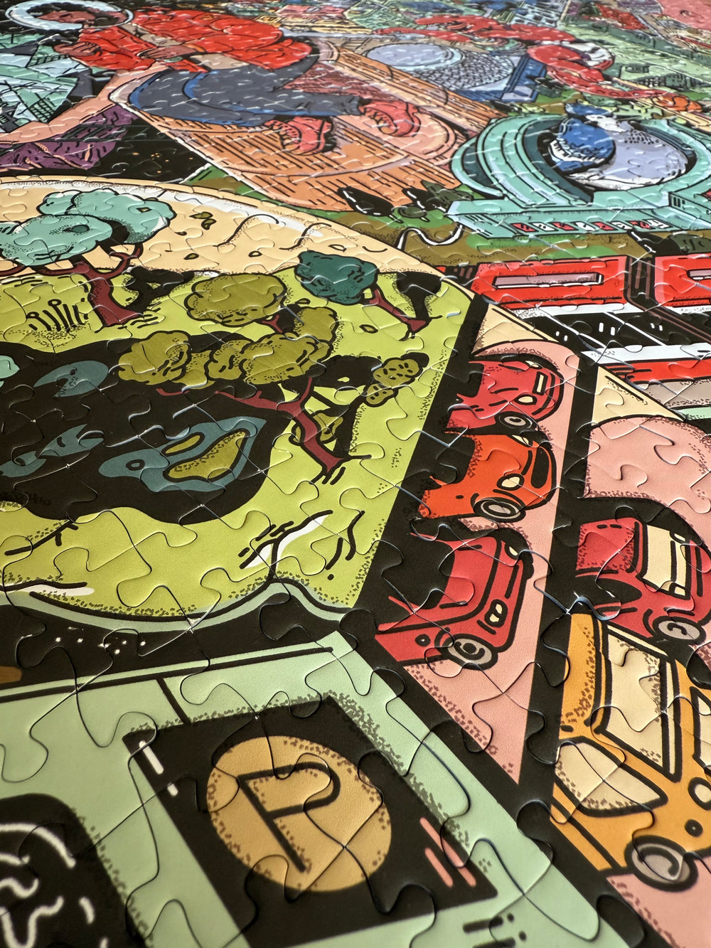 Space Jam Toronto | 1000-piece Puzzle for Adults | Artwork by Kathleen Fu