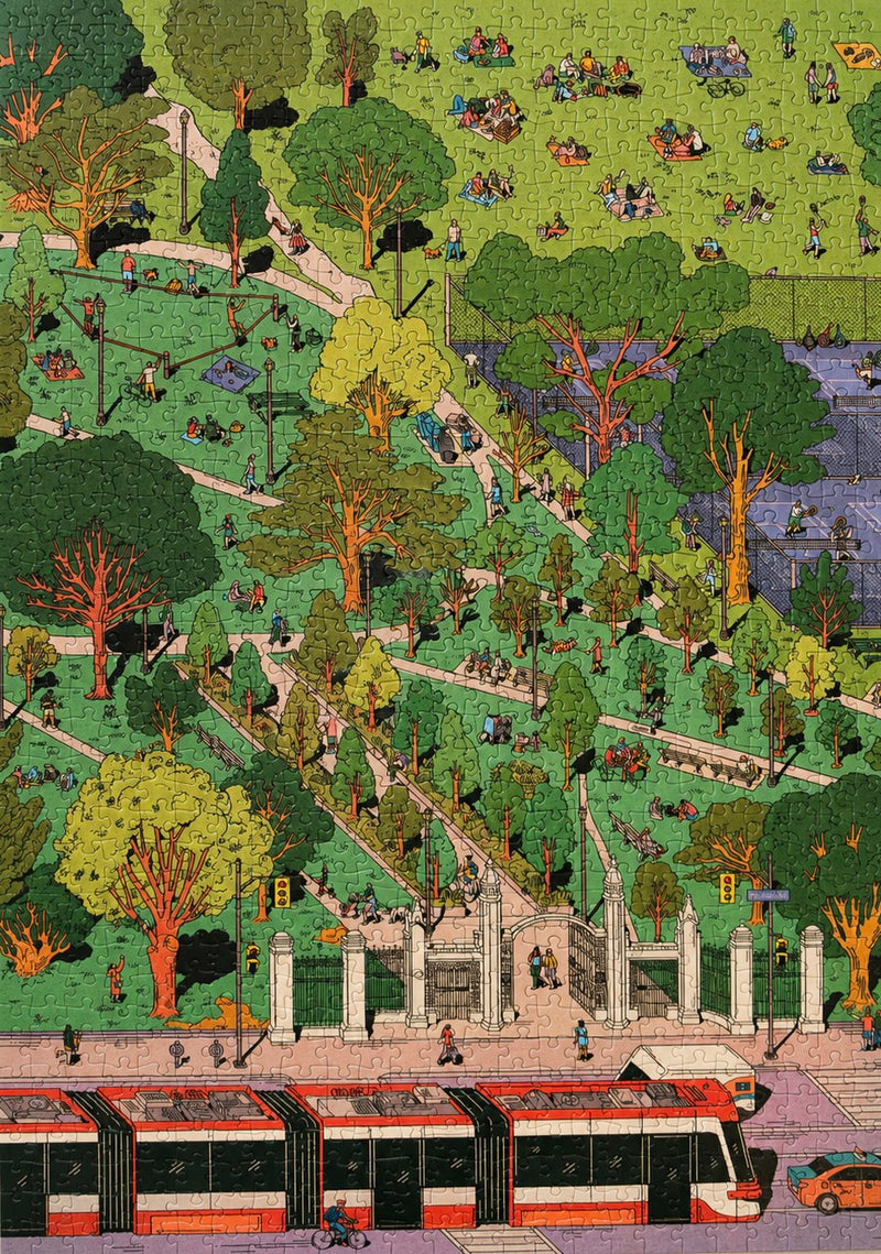 Trinity Bellwoods - Summer Edition | 1,000-Piece Puzzle | Artwork by Kathleen Fu