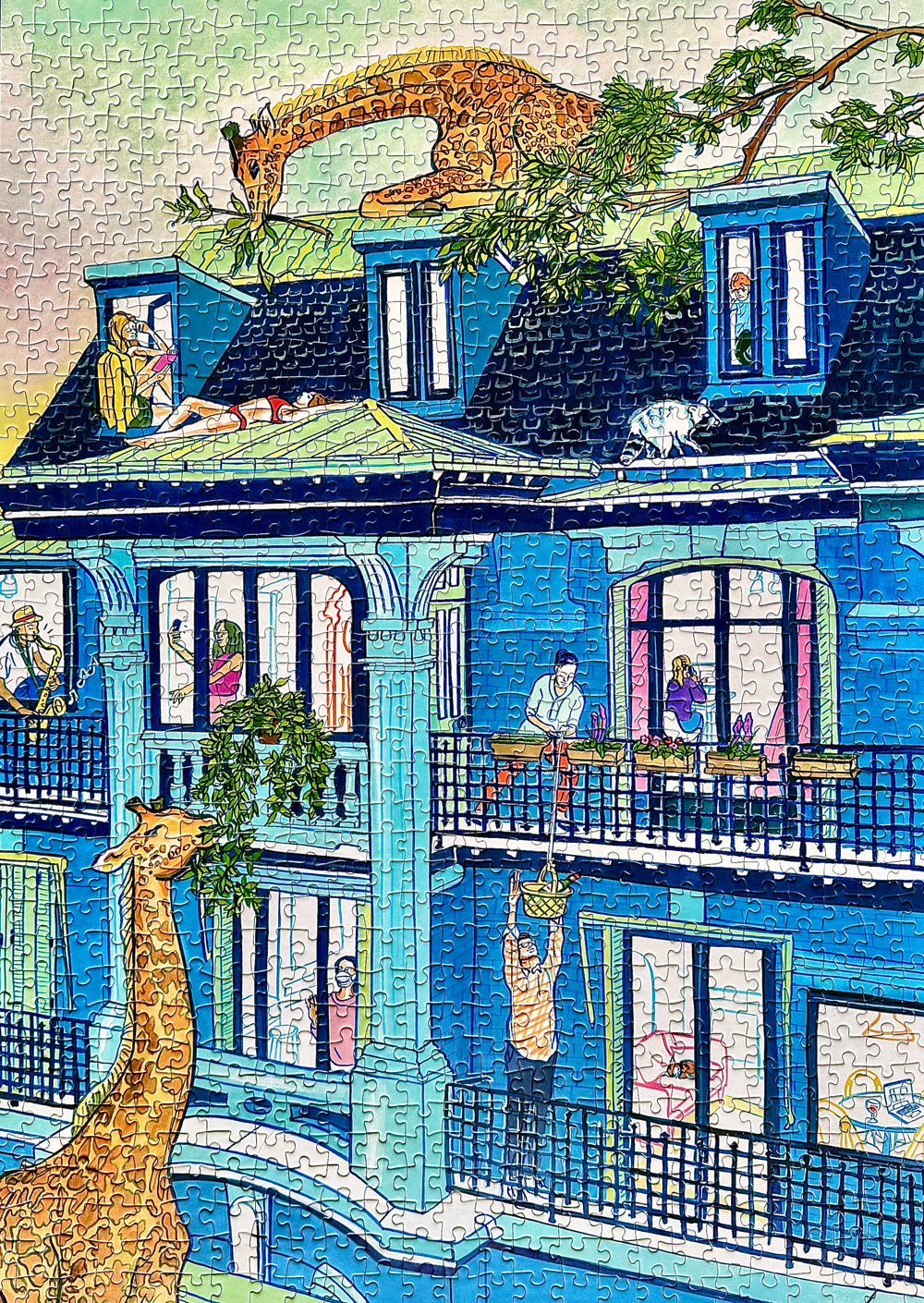 City Culture | 1000-piece Puzzle for Adults | Artwork by Jules Monson