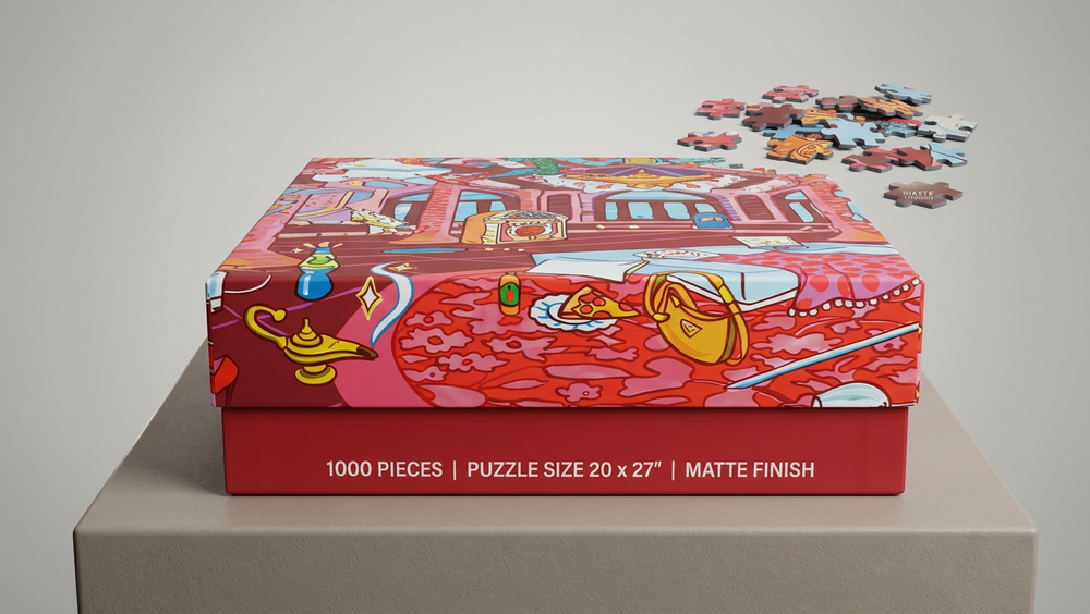 Baroque Girl | 1000-piece Puzzle for Adults | Artwork by Jules Monson
