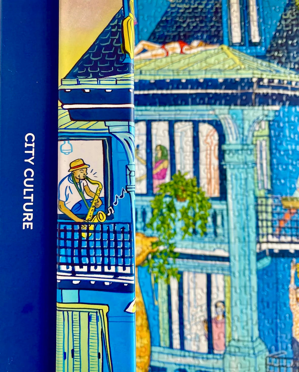 City Culture | 1000-piece Puzzle for Adults | Artwork by Jules Monson