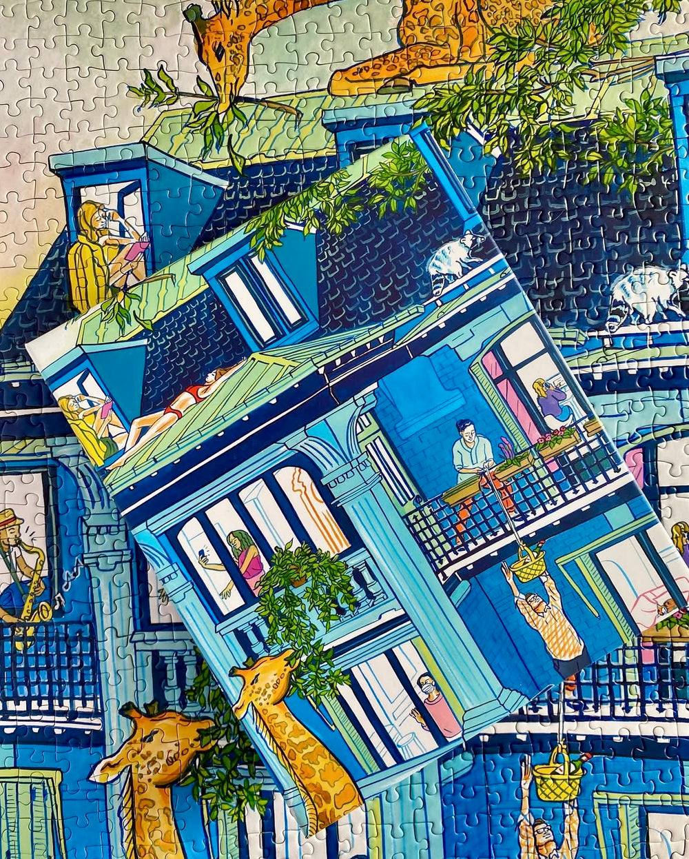 City Culture | 1000-piece Puzzle for Adults | Artwork by Jules Monson