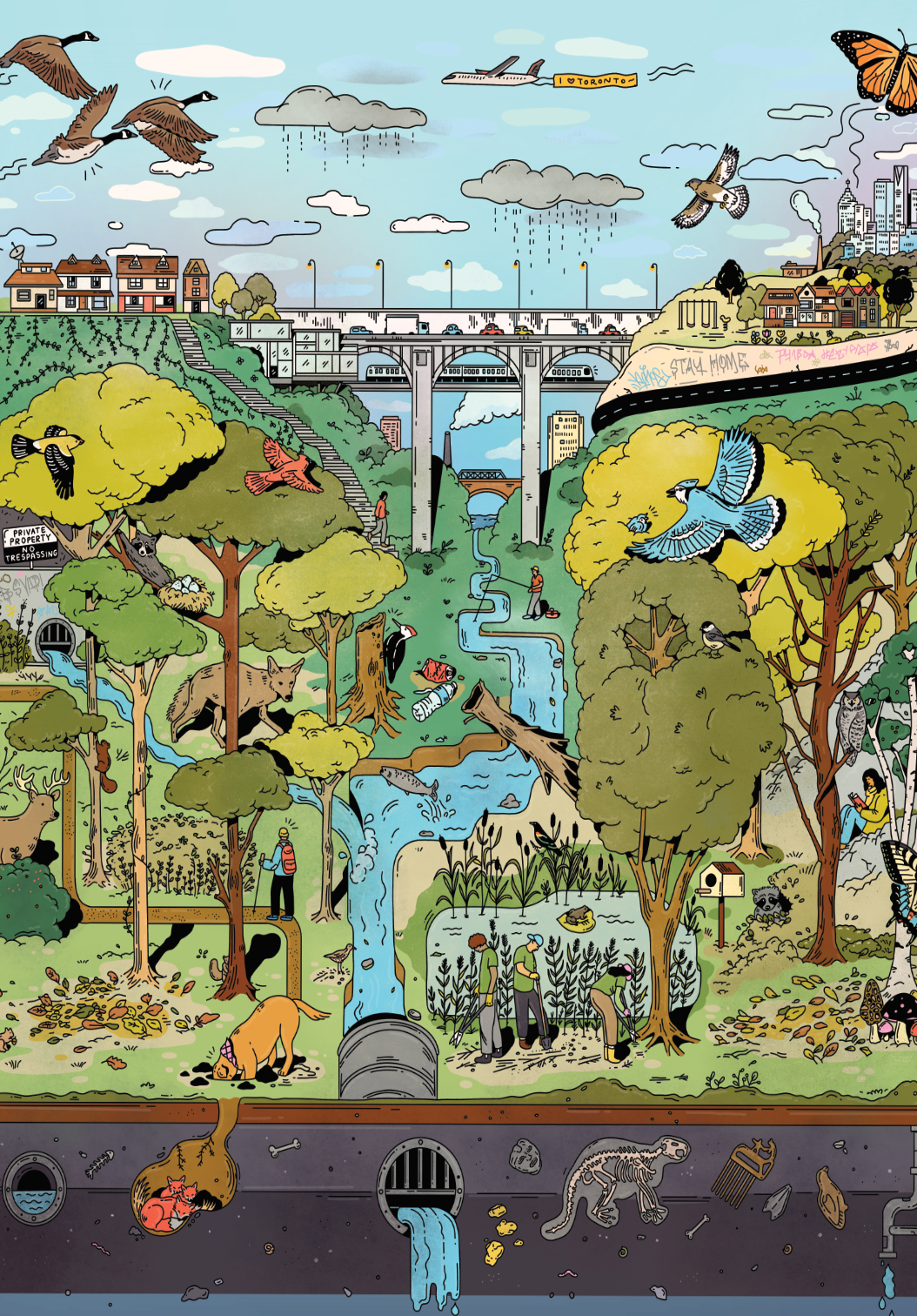 The Ravine | 1000-piece Puzzle for Adults | Artwork by Kathleen Fu