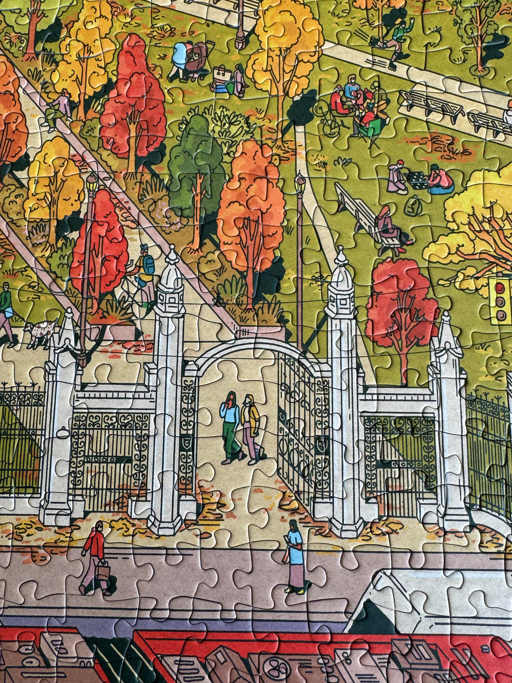 Trinity Bellwoods - Fall Edition | 1,000-Piece Puzzle | Artwork by Kathleen Fu