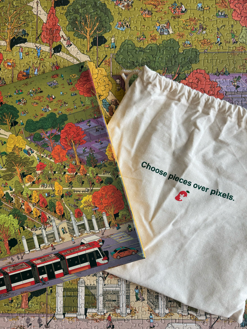 Trinity Bellwoods - Fall Edition | 1,000-Piece Puzzle | Artwork by Kathleen Fu