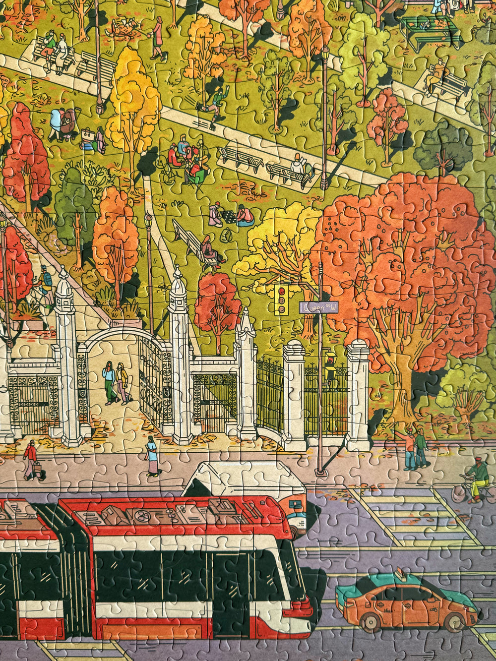Trinity Bellwoods - Fall Edition | 1,000-Piece Puzzle | Artwork by Kathleen Fu