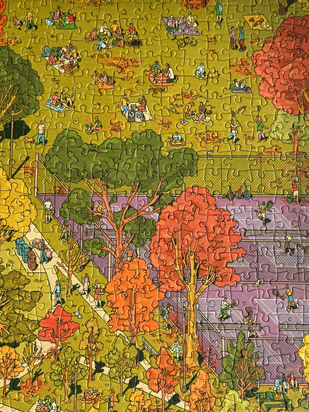 Trinity Bellwoods - Fall Edition | 1,000-Piece Puzzle | Artwork by Kathleen Fu
