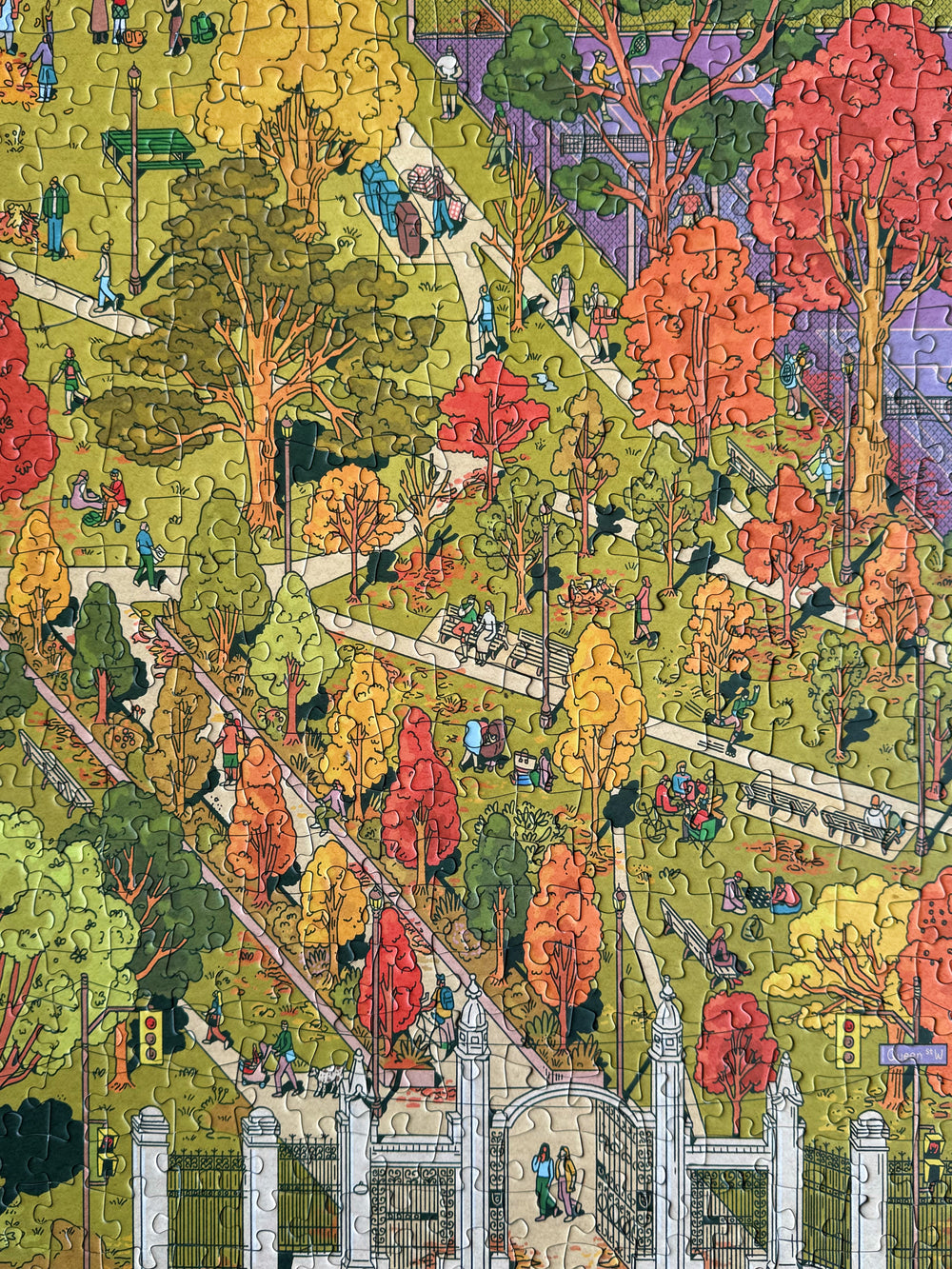Trinity Bellwoods - Fall Edition | 1,000-Piece Puzzle | Artwork by Kathleen Fu