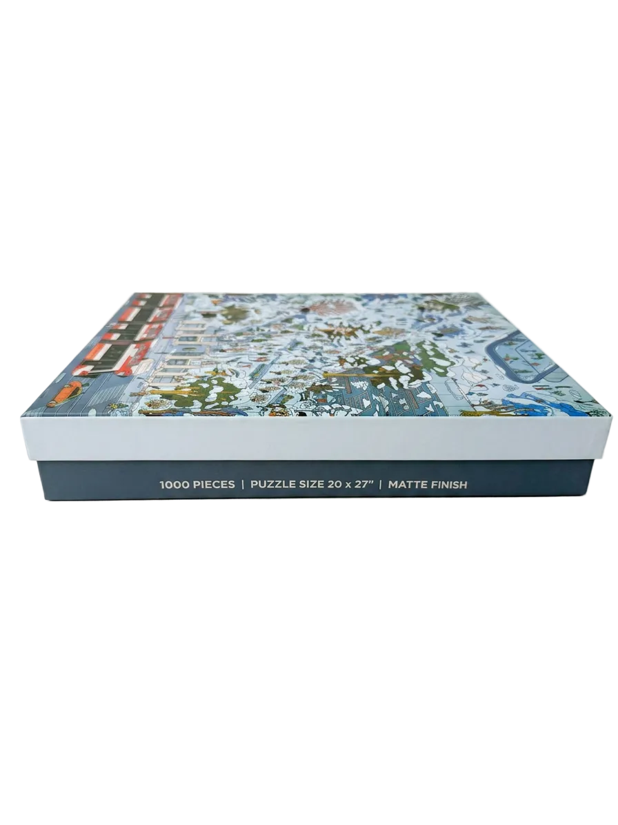 Trinity Bellwoods - Winter Edition | 1,000-Piece Puzzle | Artwork by Kathleen Fu