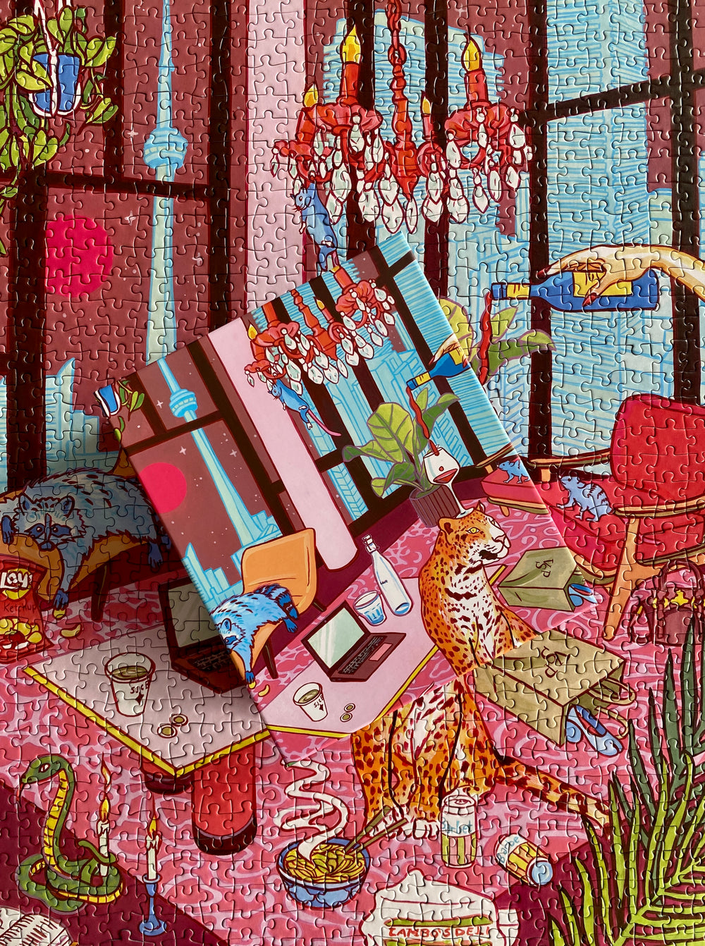 Just a girl in Toronto | 1000-piece Puzzle for Adults | Artwork by Jules Monson
