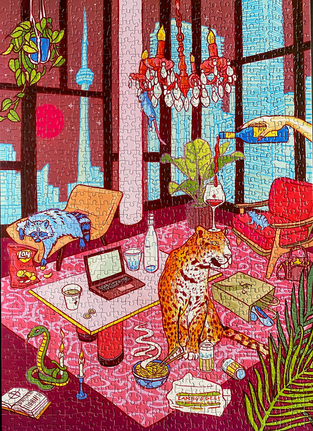 Just a girl in Toronto | 1000-piece Puzzle for Adults | Artwork by Jules Monson