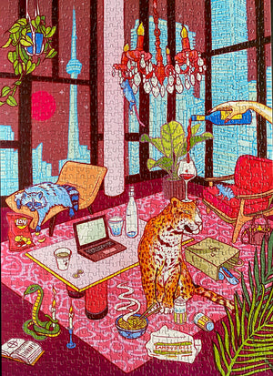 Just a girl in Toronto | 1000-piece Puzzle for Adults | Artwork by Jules Monson