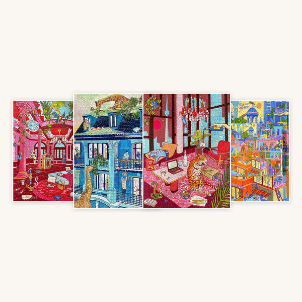 The Jules Monson Collection | 4 × 1,000-Piece Puzzles