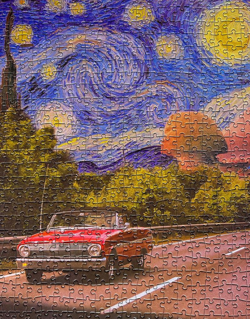 Starry Ride - 500 piece puzzle for adults | Artwork by Caitlyn Grabenstein
