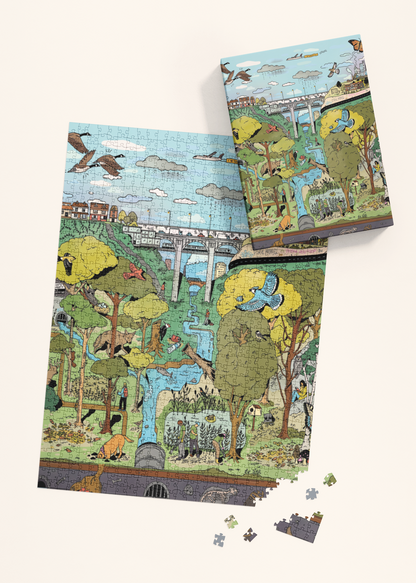 The Ravine | 1000-piece Puzzle for Adults | Artwork by Kathleen Fu